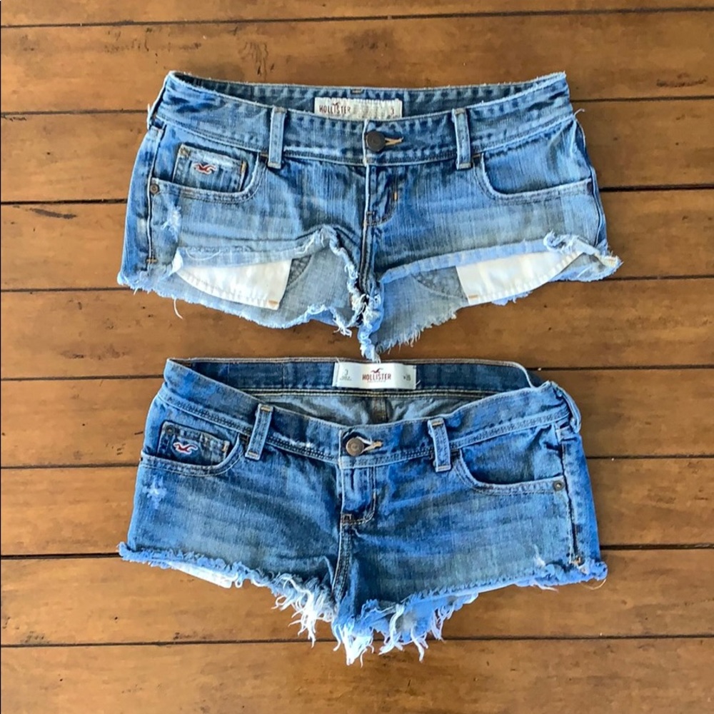 Hollister jean shorts
